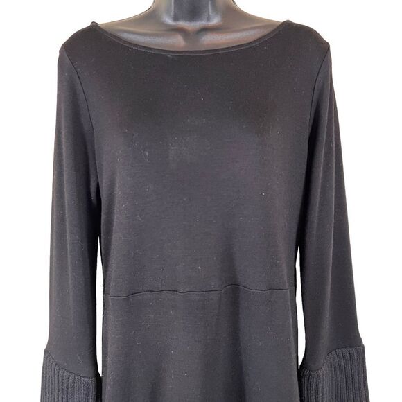 Alice + Olivia Black Wool Sweater Dress - Picture 2 of 10